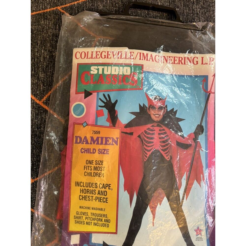 Devil Costume Child, Damien Child Costume, Halloween Costume For Kids - Picture 4 of 5